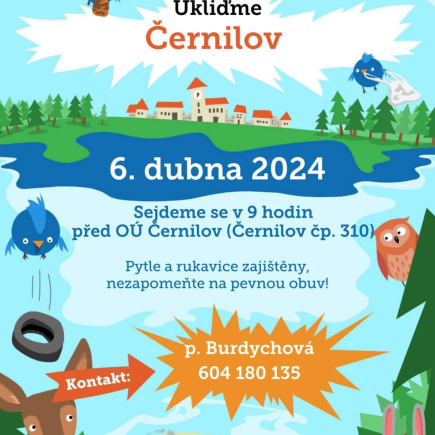 Ukliďme Černilov 6. 4. 2024