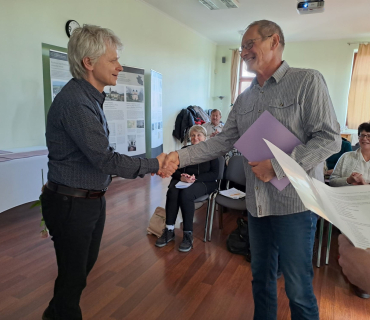 Předávání certifikátů VU3V kurz Santini - 1. 4. 2025 KSD Černilov