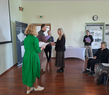 Předávání certifikátů VU3V kurz Santini - 1. 4. 2025 KSD Černilov