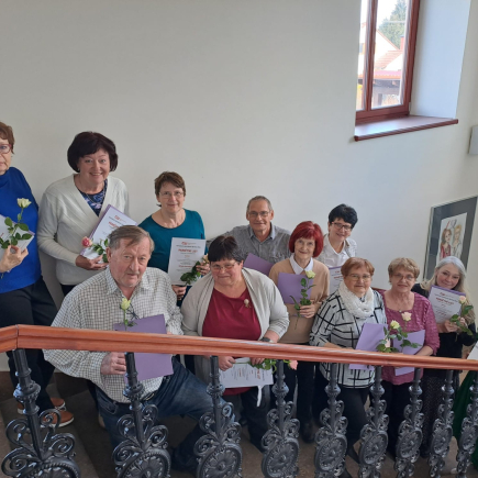 Předávání certifikátů VU3V kurz Santini - 1. 4. 2025 KSD Černilov