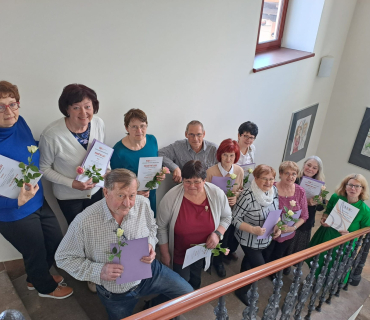 Předávání certifikátů VU3V kurz Santini - 1. 4. 2025 KSD Černilov