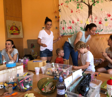 23.6.2020 - tvoření na závěrečný Dvoreček