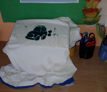 2.6.2020 - Malujeme na textil