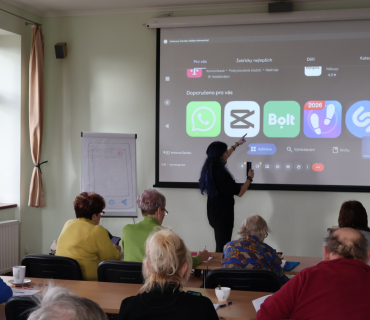 Kondiční kurz ovládání chytrého telefonu a bezpečnost v on-line prostoru