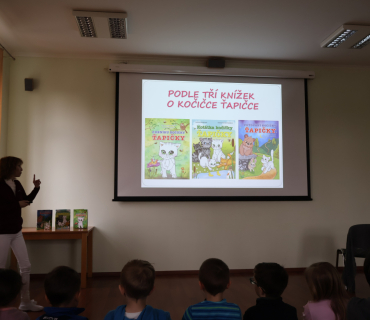 Spisovatelka Markéta Harasimová v Černilově