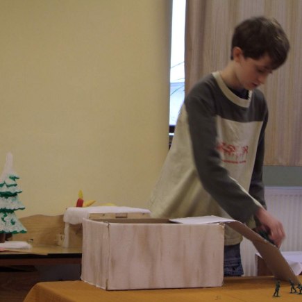 Předvánoční pohádky - loutkové soubory Blechy a Maminy Jaroměř - KSD Černilov 16.12.2012 