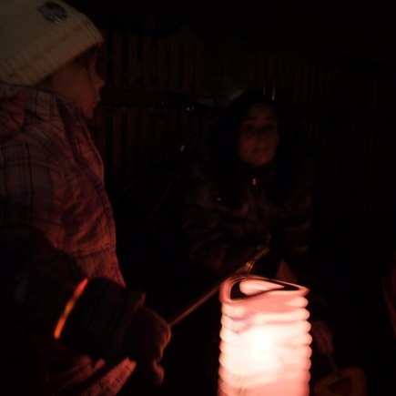 Průvod světýlek na uvítání Adventu 2011 