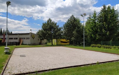 Hřiště na pétanque ve sportovním areálu Hřiště na pétanque ve sportovním areálu