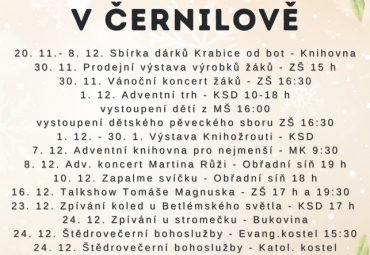 Advent 2023 v Černilově Advent 2023 v Černilově