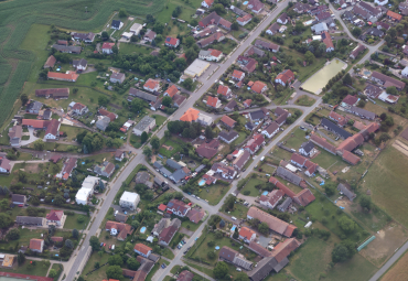 Černilov z výšky 7. 7. 2025