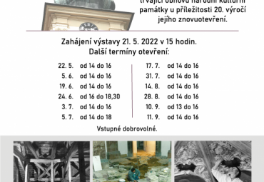 Výstava Obnova kaple zjevení Páně ve Smiřicích Výstava Obnova kaple zjevení Páně ve Smiřicích